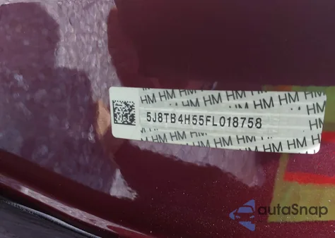 2015 Acura Rdx из США, поврежденный, VIN 5J8TB4H55FL018758